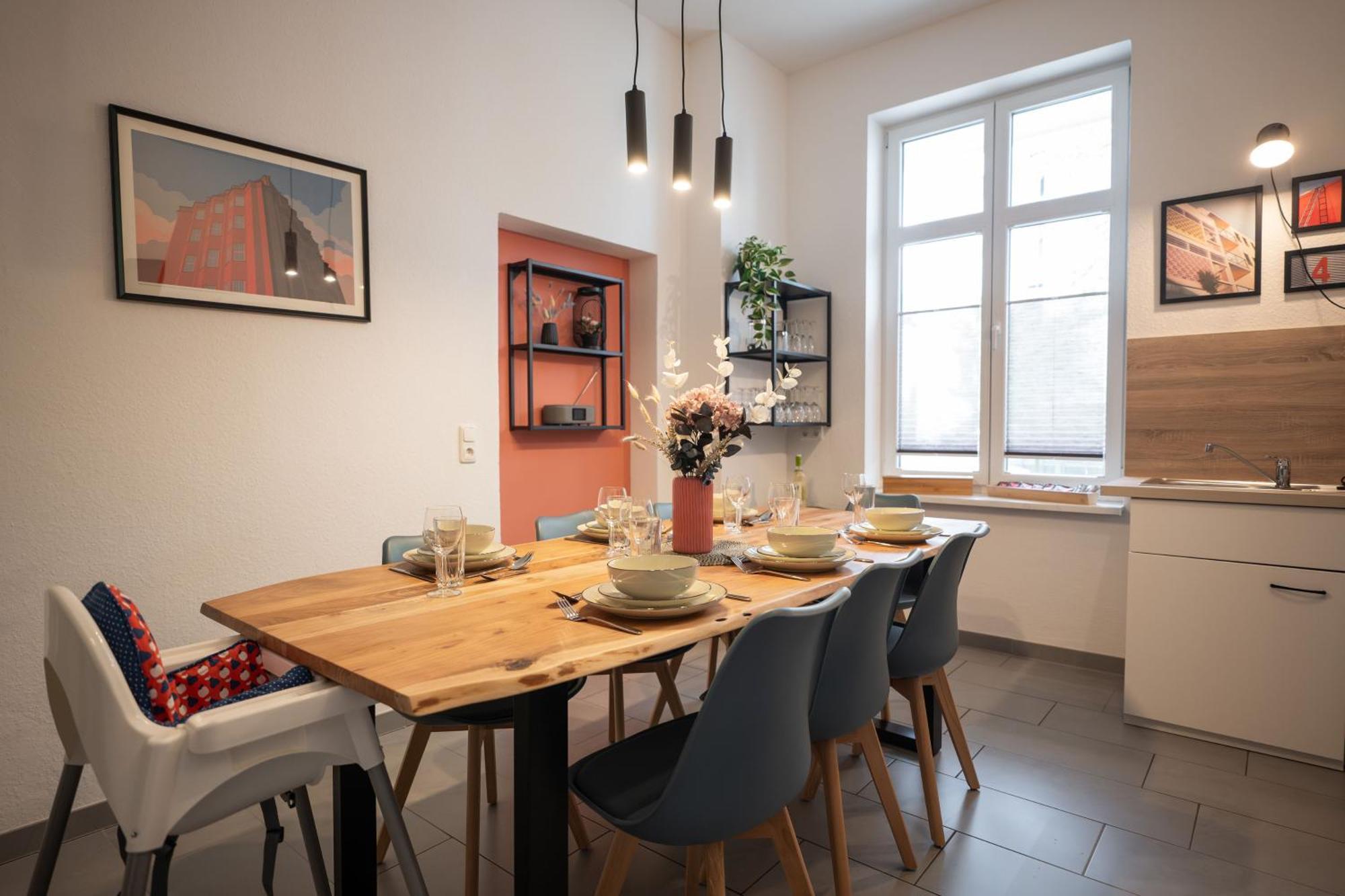 T21 - Apartment Direkt Im Zentrum Mit Parkplatz 켐니츠 외부 사진