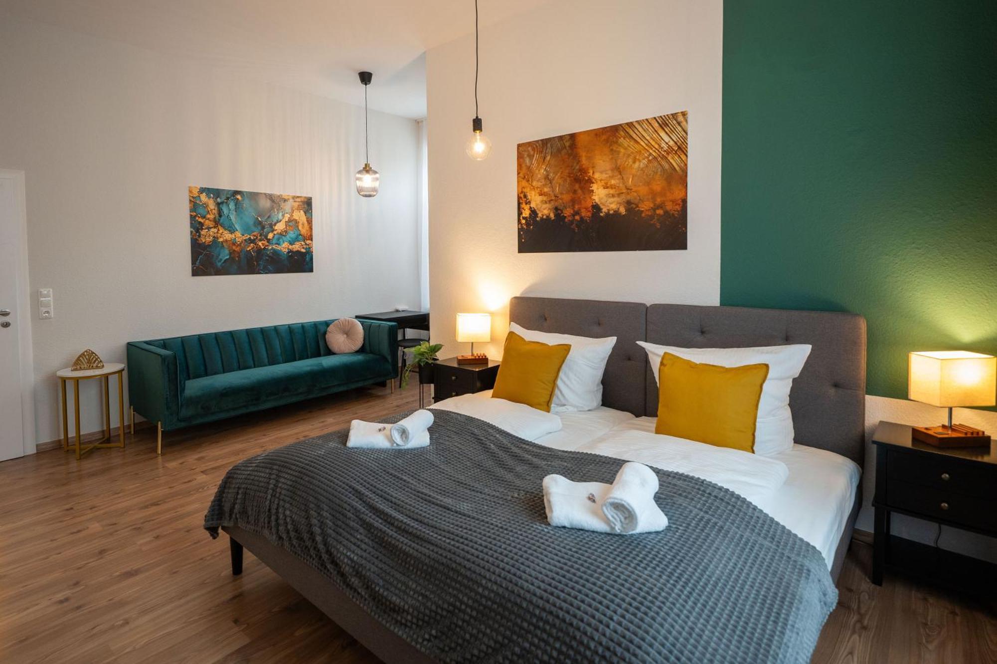 T21 - Apartment Direkt Im Zentrum Mit Parkplatz 켐니츠 외부 사진