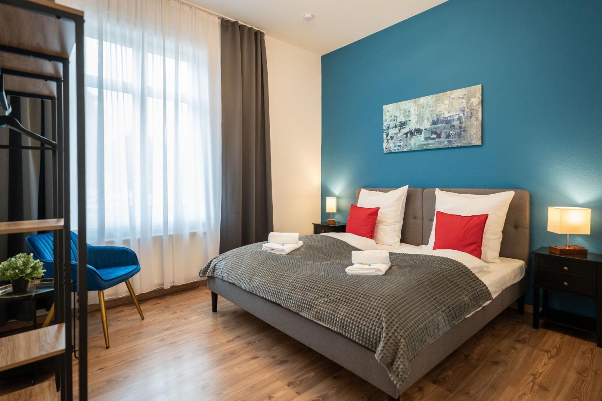 T21 - Apartment Direkt Im Zentrum Mit Parkplatz 켐니츠 외부 사진