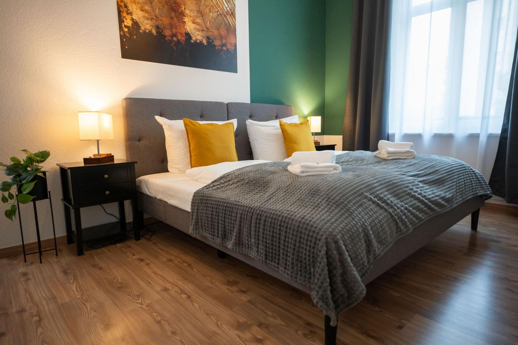 T21 - Apartment Direkt Im Zentrum Mit Parkplatz 켐니츠 외부 사진