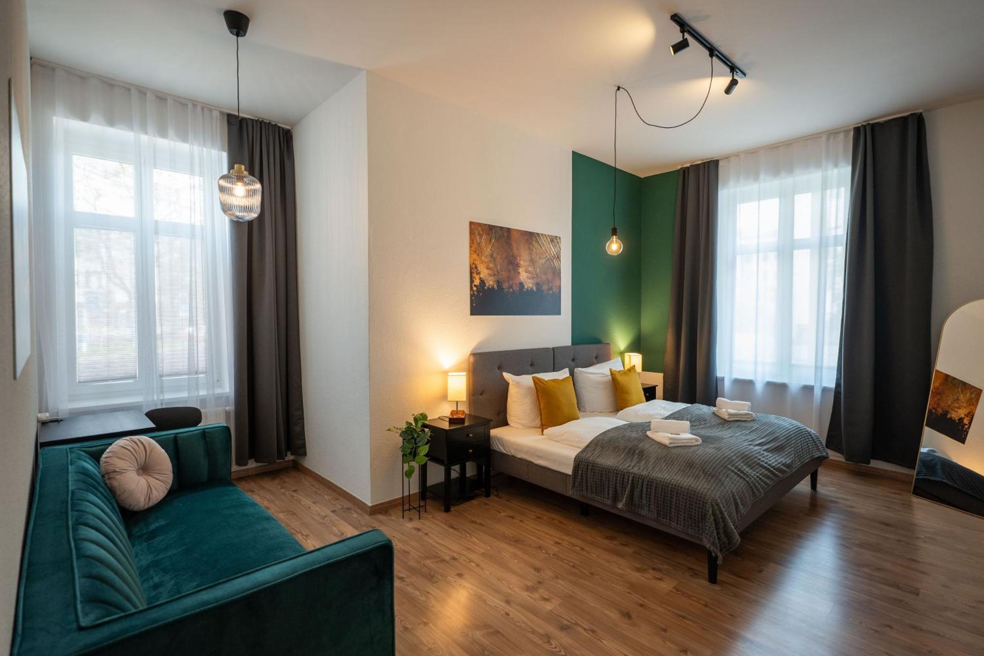 T21 - Apartment Direkt Im Zentrum Mit Parkplatz 켐니츠 외부 사진
